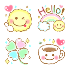 FUWAMOKO Colorful smile Emoji