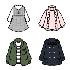 Can use everyday! Today's clothes emoji