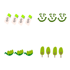 綠色裝飾線條分隔線