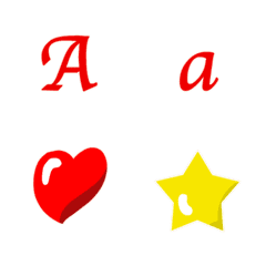 Fashionable Emoji 1 Alphabet