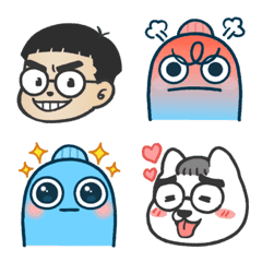 狗狗宏與魚醬的日常用表情貼