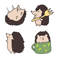 kawaii hedgehog Emoji 