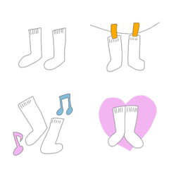  white socks Emoji