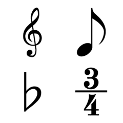 music notes to write a score