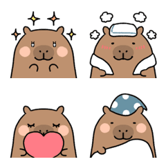 Very cute Capybara emoji