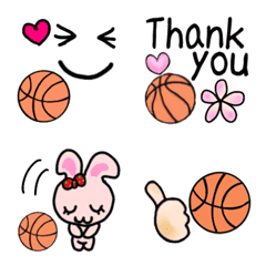 basketball cute emoji