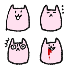 Kawaii doodle Emoji ( rabbit? cat??? )