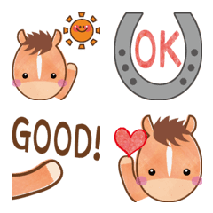 Cute horse Emoji