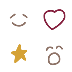 brown and smoky color simple Emoji 2