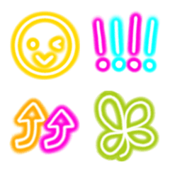 neon picture character