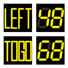 Numbers can be used for countdown timer2