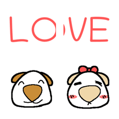 Inutaro and Inuko's emoji