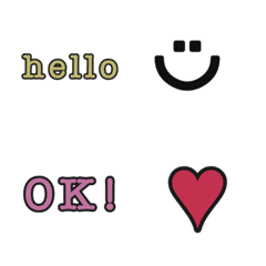 simple word Emoji  !!