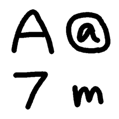 Simple alphabet emoji