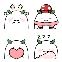 Very cute snow rabbit emoji