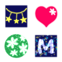 Kirakira shiny neon xmas