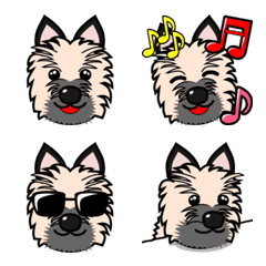 The Cairn Terrier Emoji "Cairhachirou"