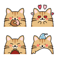 Very cute Tabby cat emoji