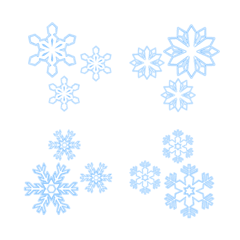 雪の結晶絵文字