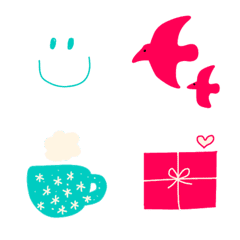 Simple kawaii winter Emoji