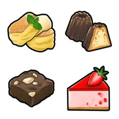[ sweets ] Emoji unit set of all2