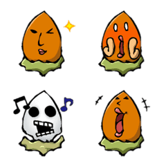 Lot of Emoji-acorns 