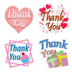Thank You Sticker Label Emoji Cute – LINE Emoji
