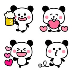 Cute emoji of panda 2