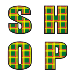 tartan check pattern emoji