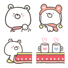 GOOD bear in winter emoji