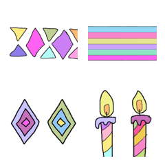 colorful rainbow Emoji.