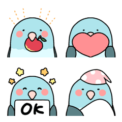Very cute Pacific Parrotlet emoji