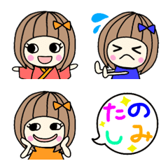 Sweet girls  emoji 