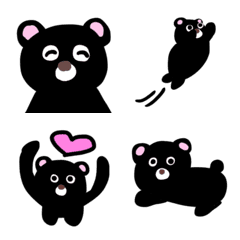 Black bear Emoji.