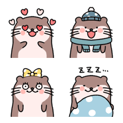 Very cute otter emoji