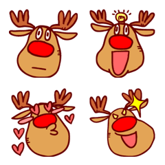 Emoji Reindeer Line Emoji Line Store
