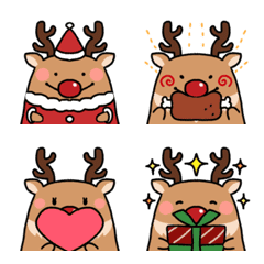 Very cute reindeer emoji