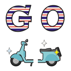 tricolour alphabet emoji