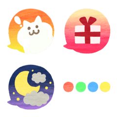  Fluffy cute emoji