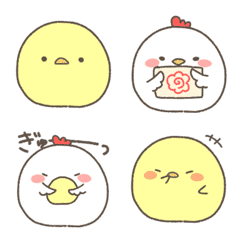 Chick's Daily Life Emoticons