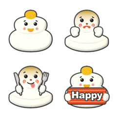 rice cake character emoji