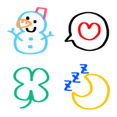 Emoji drawn with a marker