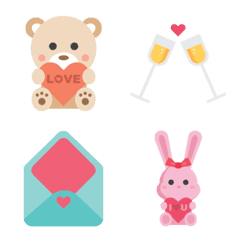 Love, Sweets & Couples Emojis