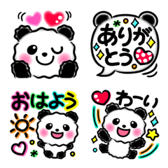 Hadekawa Colorful PANDA Emoji