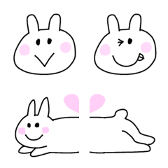 你的朋友可愛的兔子圖畫文字2