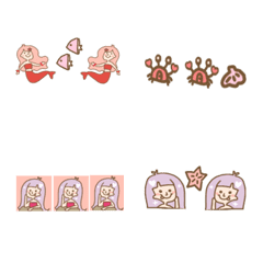 童話故事般2美人魚裝飾分隔線