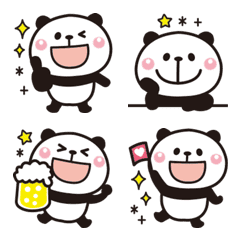 Adult cute panda Emoji (Whole body) 3
