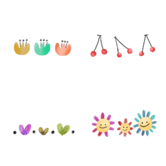 Emoji that can be used in a row