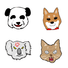  Cão, gato, panda, coala