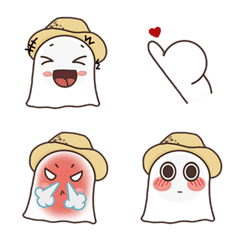 Little Ghost & Hat Emoji